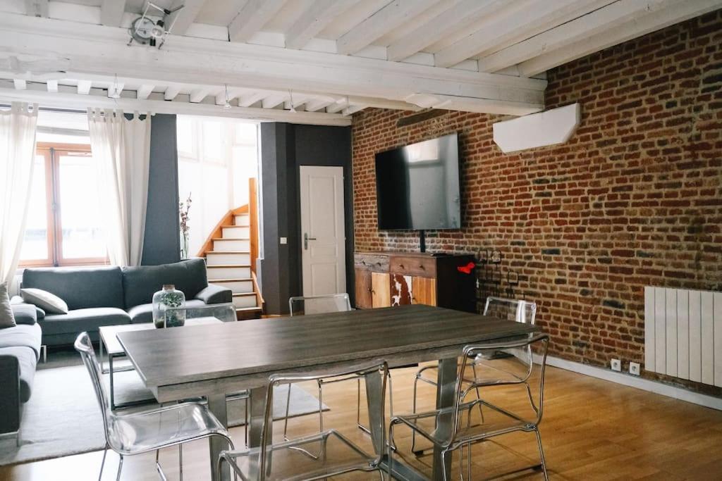 Magnifique Duplex De 90M² Au Coeur De Lille Apartment Exterior foto